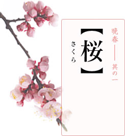 晩春―其の一【桜（さくら）】