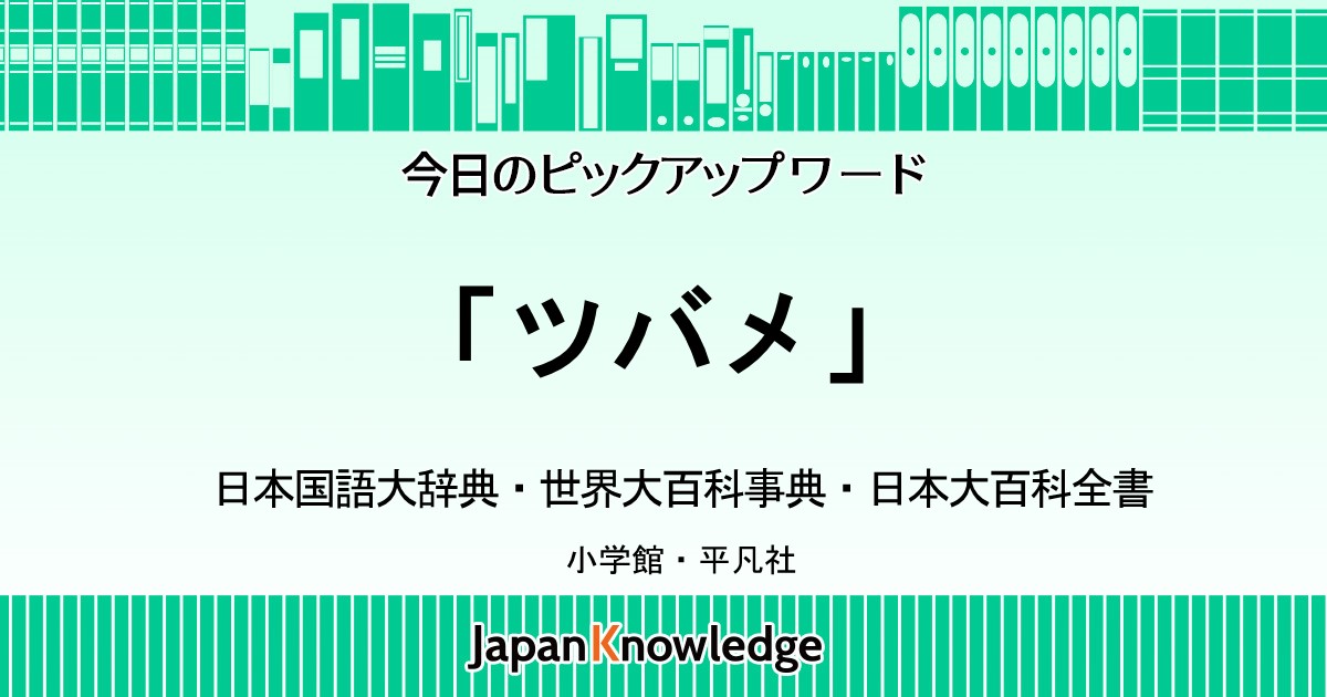 ツバメ（燕）｜日本国語大辞典・世界大百科事典・日本大百科全書｜ジャパンナレッジ