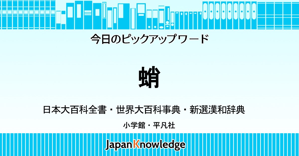 タコ 蛸 日本大百科全書 世界大百科事典 漢和辞典 ジャパンナレッジ